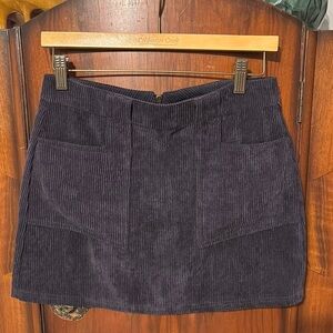 Corduroy Mini Skirt in Navy❤️
